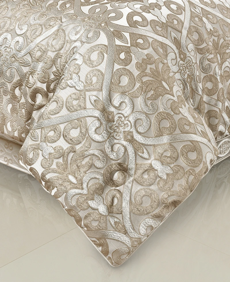 J Queen New York Amaretto Jacquard 4-Pc. Comforter Set