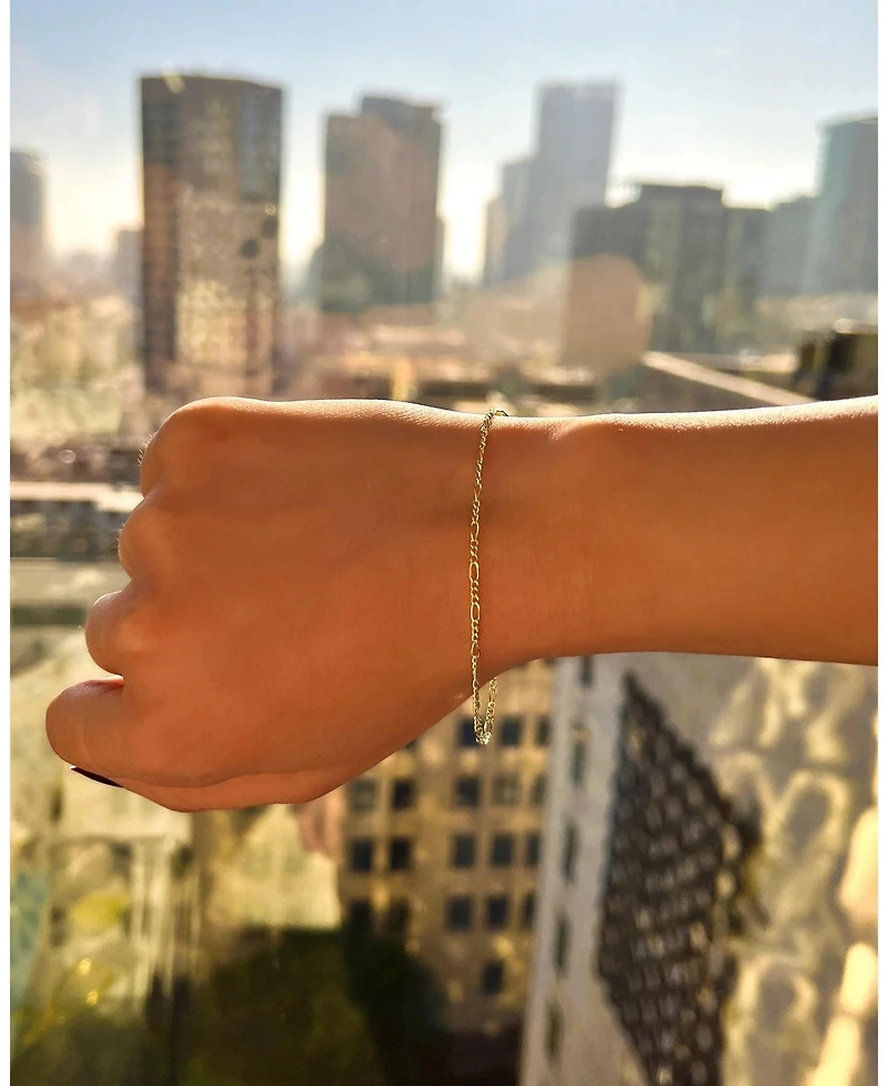 Zoe Lev Mini Figaro Chain Bracelet