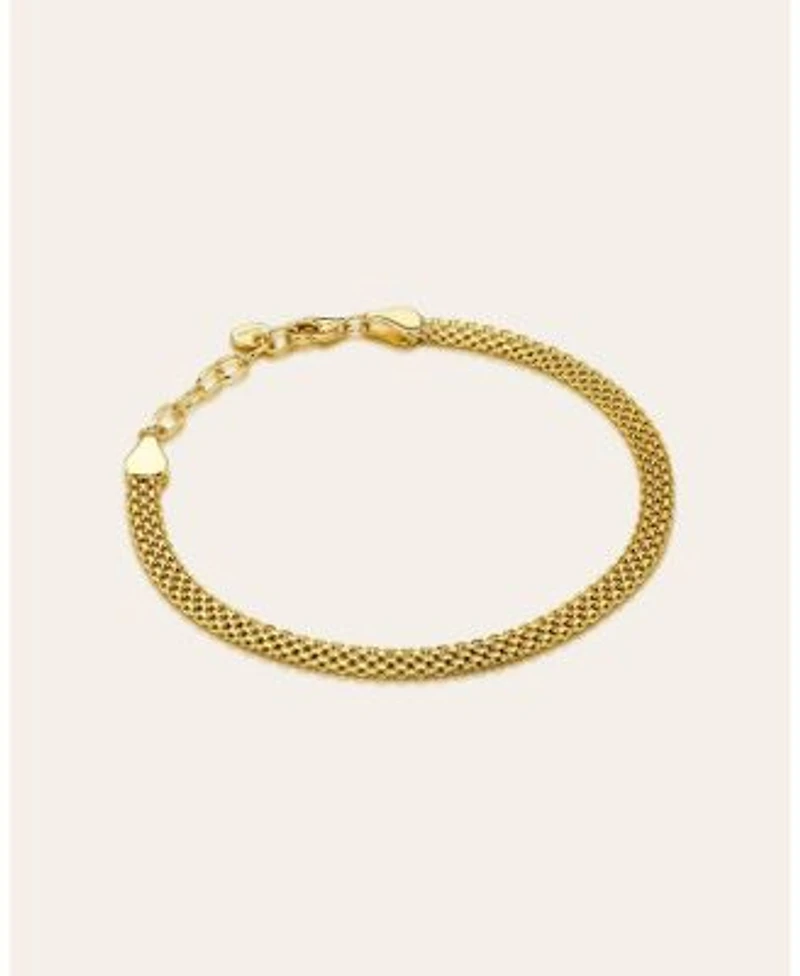 Flat Mesh Chain Bracelet