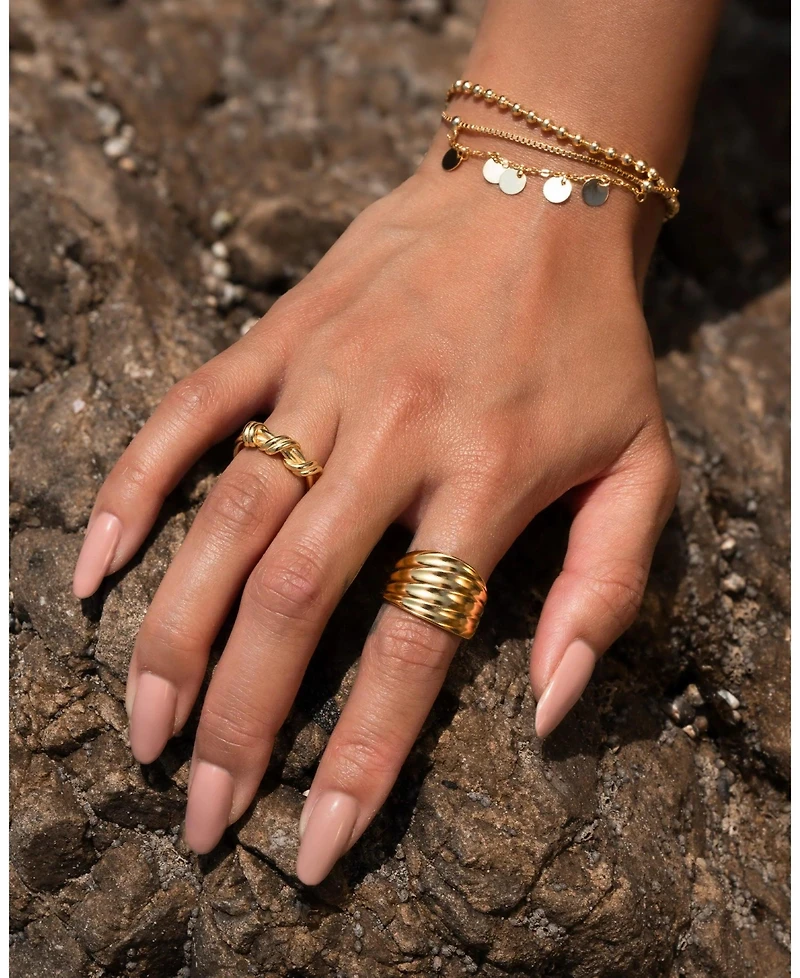 Zoe Lev Wavy Band Ring