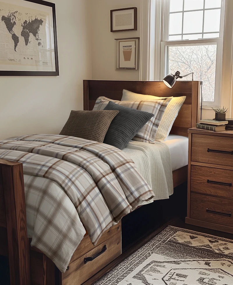 Levtex Spencer Plaid Flannel -Pc. Comforter Set