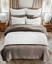 Levtex Velvet Stitch Reversible 3-Pc. Quilt Set