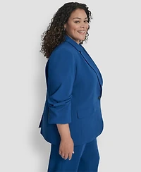Dkny Plus Notch Collar Jacket