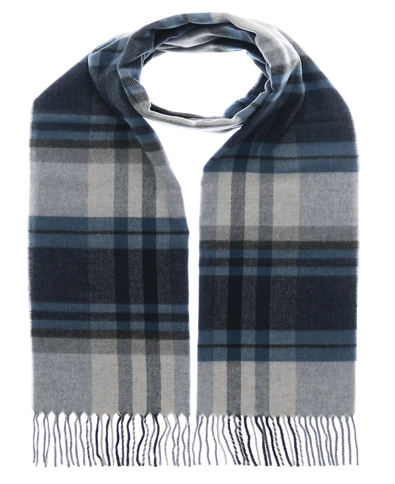 V. Fraas Men's Plaid Scarf