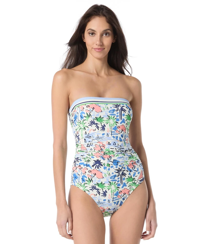 Kate Spade Women's Bandeau One-Piece Swimsuit