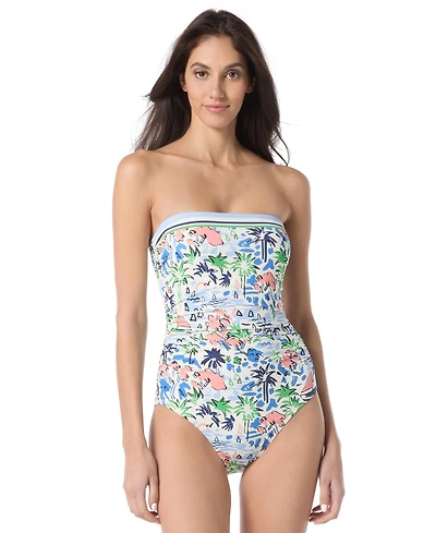 Kate Spade Women's Bandeau One-Piece Swimsuit