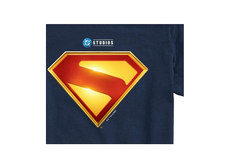 Superman Big Boys Logo Shield Graphic T-Shirt
