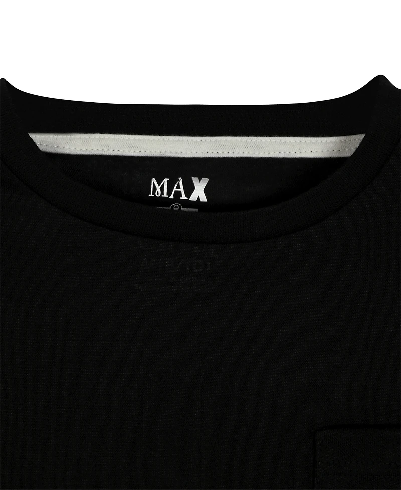 Max & Olivia Little and Big Boys 2-Piece Knit Top Jogger Pants Set
