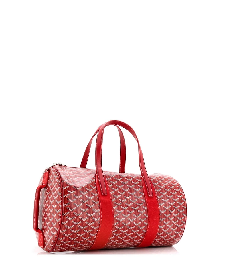 Pre-Owned Goyard 40 Barrel Sport Duffle Bag Coated Canvas