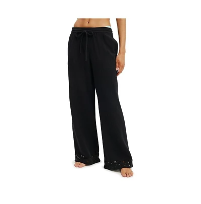 Cotton On Women's Woven Wide Leg Beach Pant