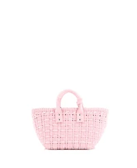 Pre-Owned Balenciaga Xs Bistro Panier Bag Woven Terry Cloth