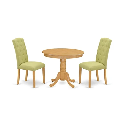 East West Furniture Dining Room Set Oak