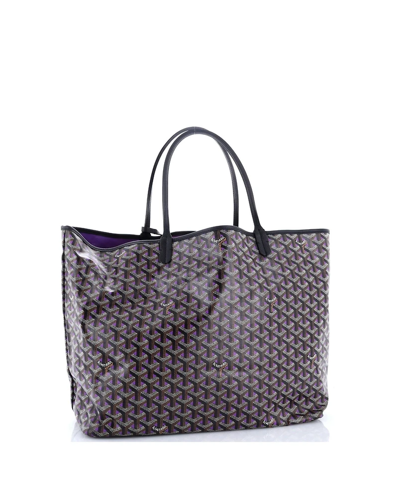 Pre-Owned Goyard Gm Saint Louis Tote Claire Voie Coated Canvas
