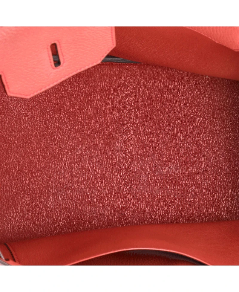Pre-Owned Hermes Birkin 35 Handbag Pink Clemence with Gold Hardware