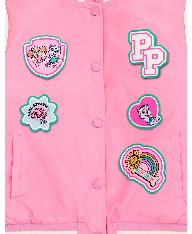 Paw Patrol Girls Varsity Bomber Jacket to