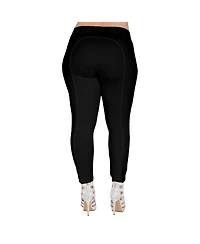Standards & Practices Plus Ivory Stretch Ponte Skinny Legging Pants