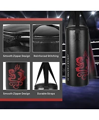 2 Feet Kids Gloves with Skipping Rope and Boxing Set for Fun Exercise