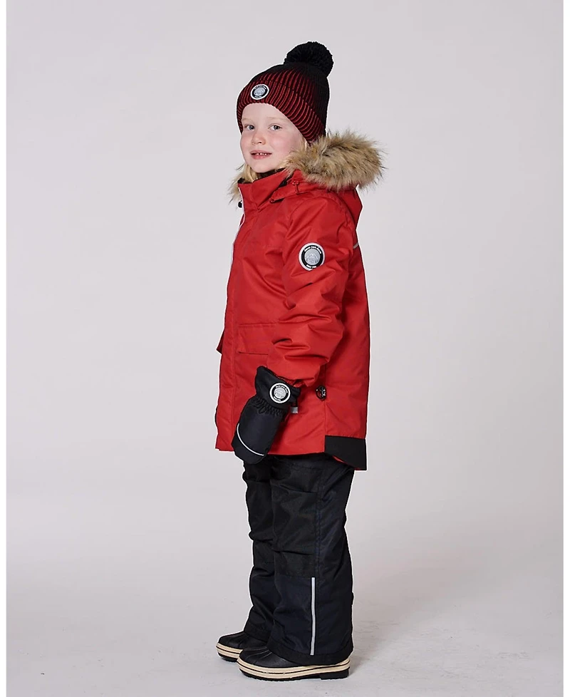 Deux par Boy Two-Piece Discover Snowsuit Black - Toddler|Child