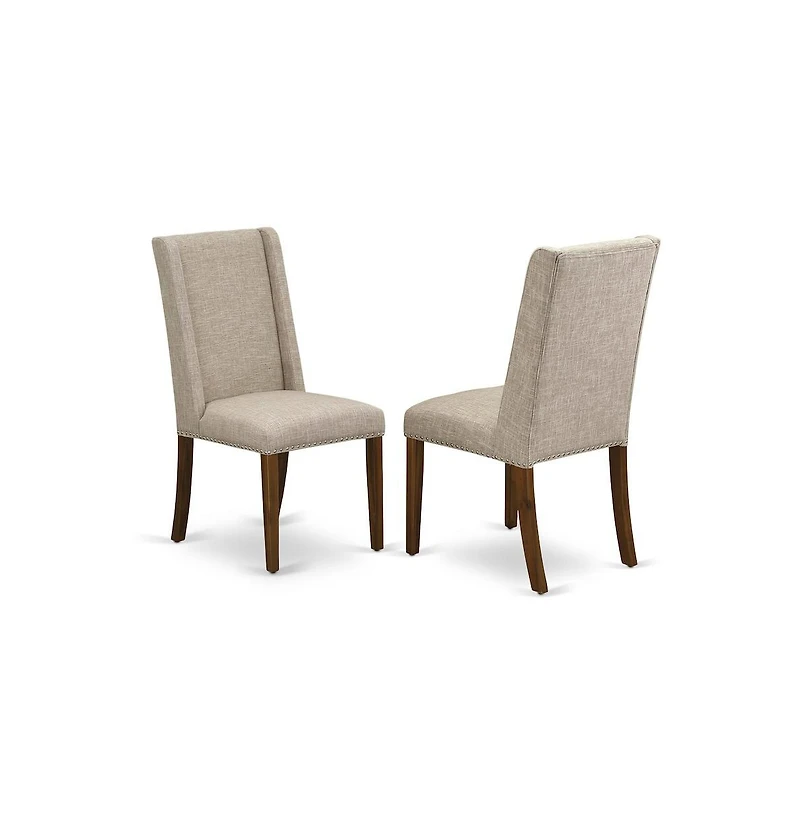 East West Furniture Dining Room Set Natural