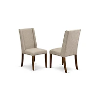 East West Furniture Dining Room Set Natural