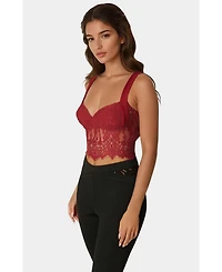 Bebe Women's Lace Corset
