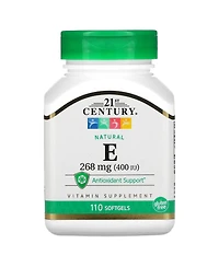 21st Century Natural Vitamin E 268 mg (400 Iu)