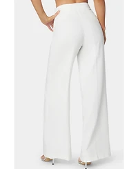 Bebe High Waist Wide Leg Pant