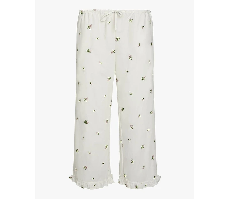 WeWoreWhat Women's Ruffle Pull-On Pants