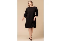 Kiyonna Plus Madison Sweater Knit Shift Dress