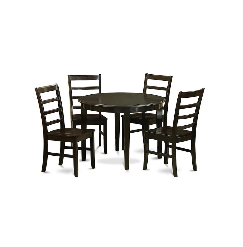 East West Furniture 5 Pc Kitchen Table set-Dining Table and 4 dinette Chairs