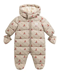 Guess Baby Kids Hooded Padded Pram Coverall