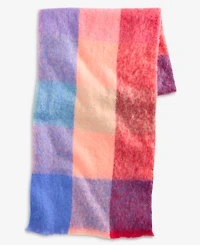 On 34th Brushed Buffalo Plaid Blanket Wrap, Macy's Exclusive