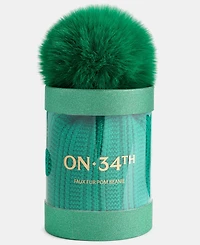 On 34th Boxed Rib-Knit Beanie, Macy's Exclusive