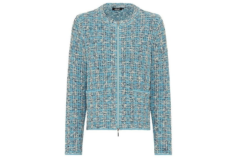 Olsen Tweed Knit Cardigan