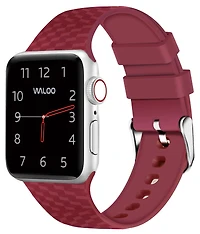 Waloo Carbon Fiber Silicone Replacement Band for Apple Watch