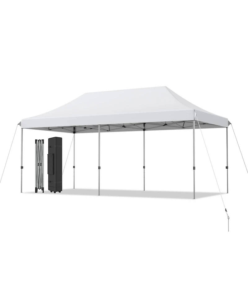 10x20 Ft Pop Up Canopy, Instant Setup Canopy Tent