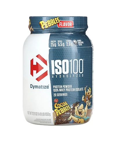 Dymatize ISO100 Hydrolyzed 100% Whey Protein Isolate Cocoa Pebbles