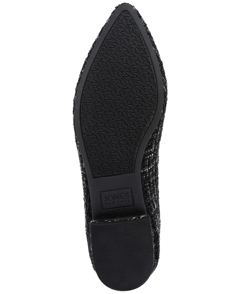Jones New York Women's Quesheen Pointed Toe Tailored Loafers