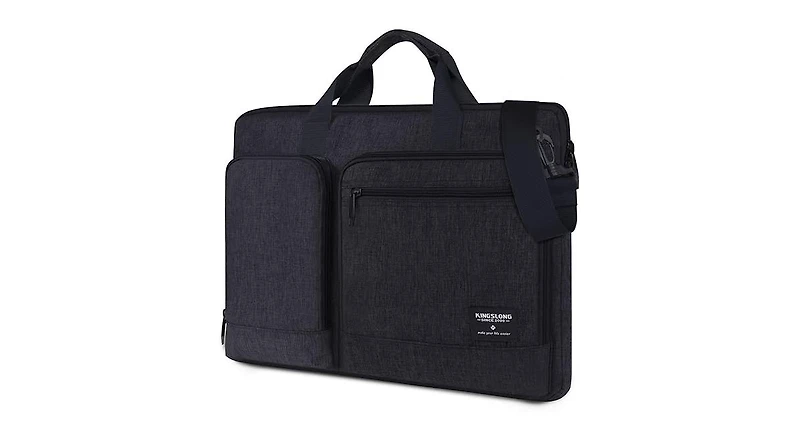 17 In Laptop Shoulder Bag Shockproof Computer Messenger Bag with Strap Laptop Briefcase Bag for Travel Work College