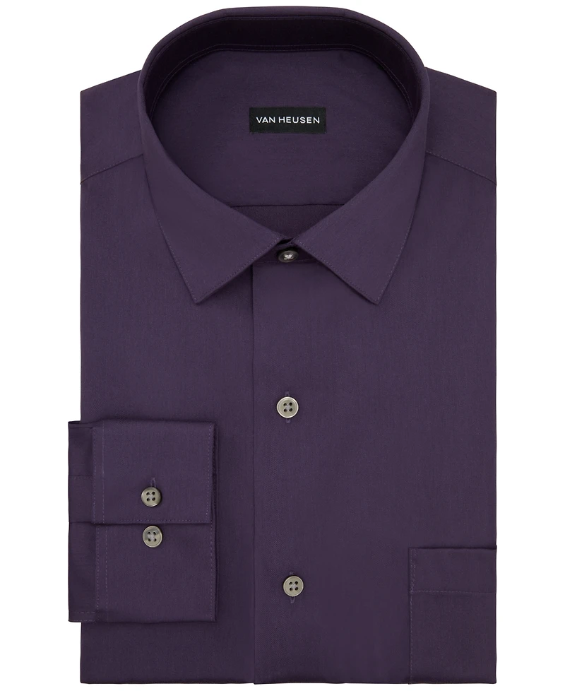 Van Heusen Men's Regular Fit Spread Collar Dress Shirt