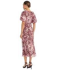 Maggy London Women's Puff Sleeve Midi Dresses