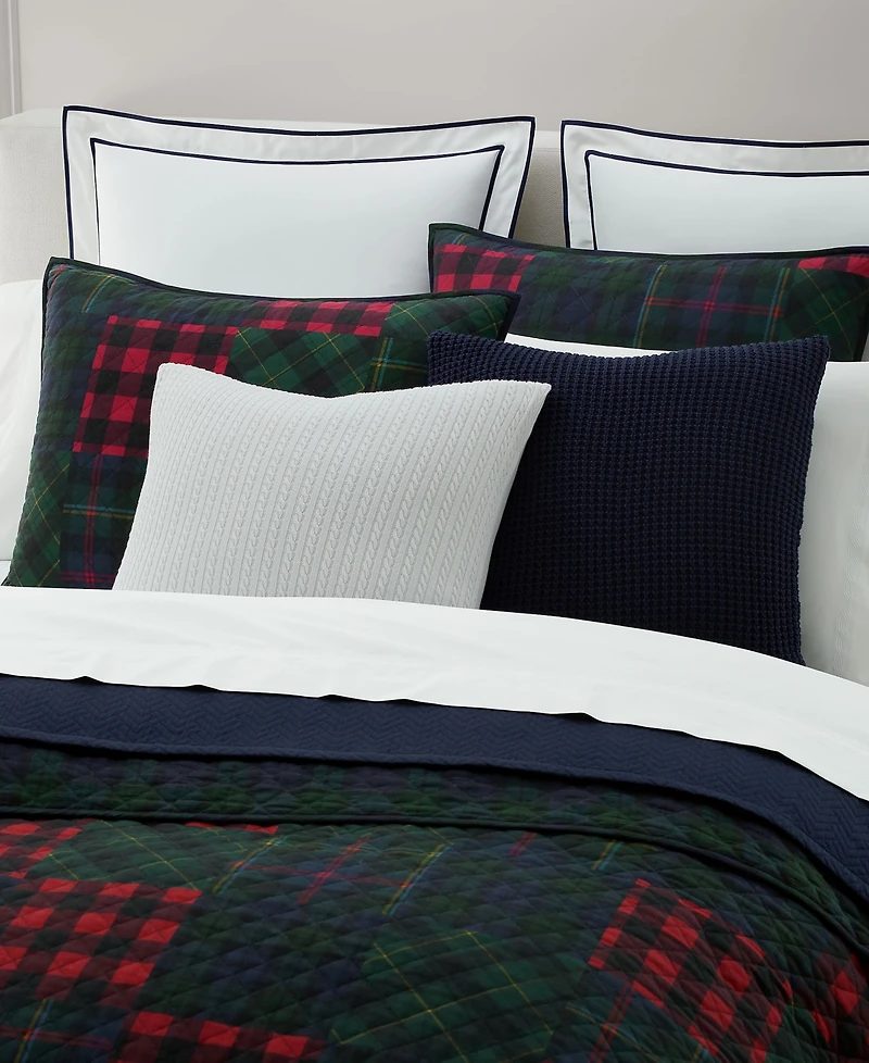 Lauren Ralph Lauren Hadley Soft Cotton Diamond-Stitch Quilt