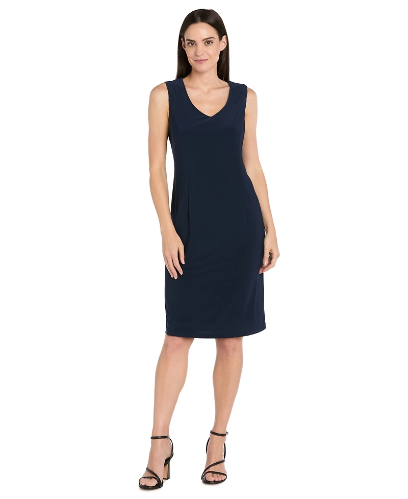 R & M Richards Women's V-Neck Dress