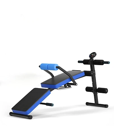 Akiudex Adjustable Sit Up Bench with Lcd Monitor