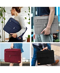 Acer 17-17.3 inch Laptop Sleeve Bag, Slim Shockproof Handbag Carrying Case, Notebook Computer Cover Fit for Acer Asus Dell Hp Grey