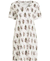 Lands' End Women's Interlock Above the Knee Nightgown