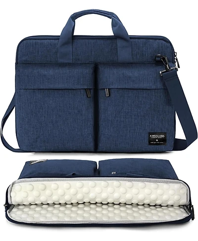 Acer 14 inch Laptop Bag with Shoulder Strap, Messenger Bag, Slim Computer Carrying Case Notebook Handbag Fit for Acer Asus Lenovo Hp Toshiba, Blue