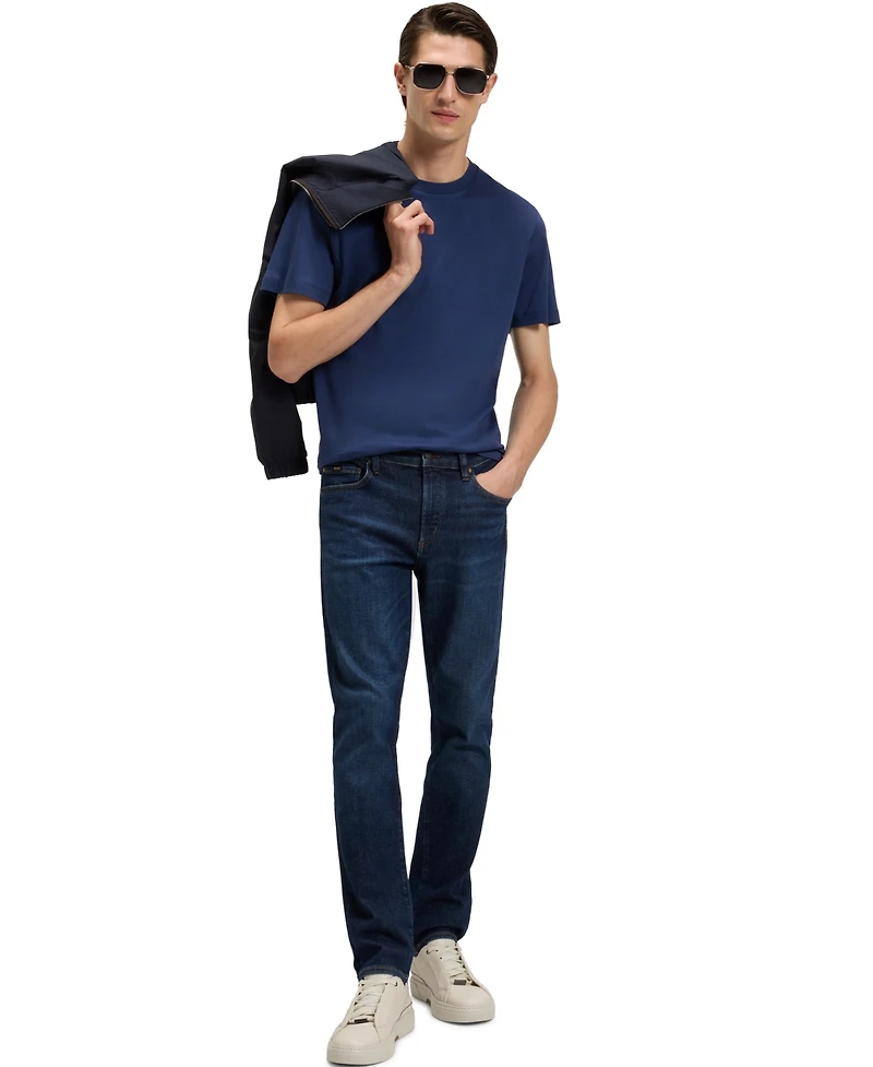 Boss by Hugo Men's Regular-Fit Mercerized-Cotton T-Shirt