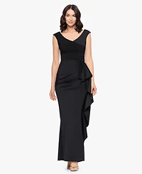 Betsy & Adam Women's Sleeveless V-Neck Dress