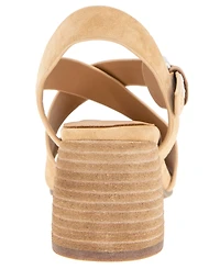 Gentle Souls Women's Mela Block Heel Dress Sandals